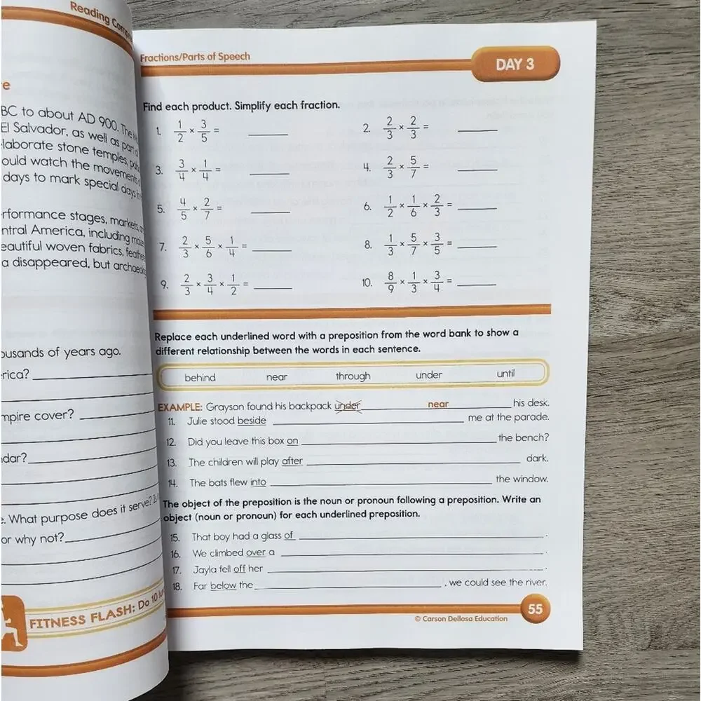 NEW/Unused Summer Bridge Activities Grades 5-6 Educational Workbook Paperback